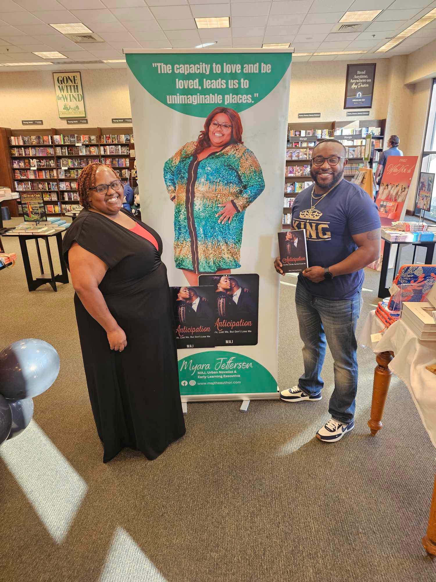 Author event photo